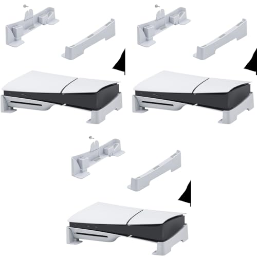 ZORBES® Desk Stand for PS5 Slim Pro Console Horizontal Anti-Slip Base Accessories PlayStation 5 Digital Ultra-HD Edition No Included 3 PCS ZORBES® Desk Stand for PS5 Slim Pro Console Horizontal Anti-Slip Base Accessories PlayStation 5 Digital Ultra-HD Edition No Included 3 PCS